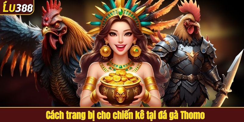 Cách trang bị cho chiến kê tại đá gà Thomo